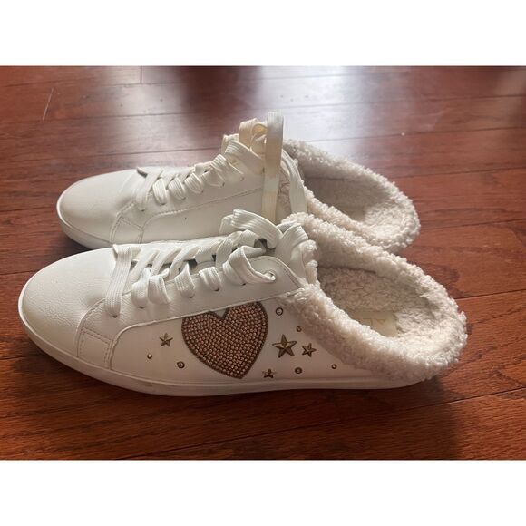 Aldo Shoes - Aldo Lovey Women's White Sneakers Excellent Condition